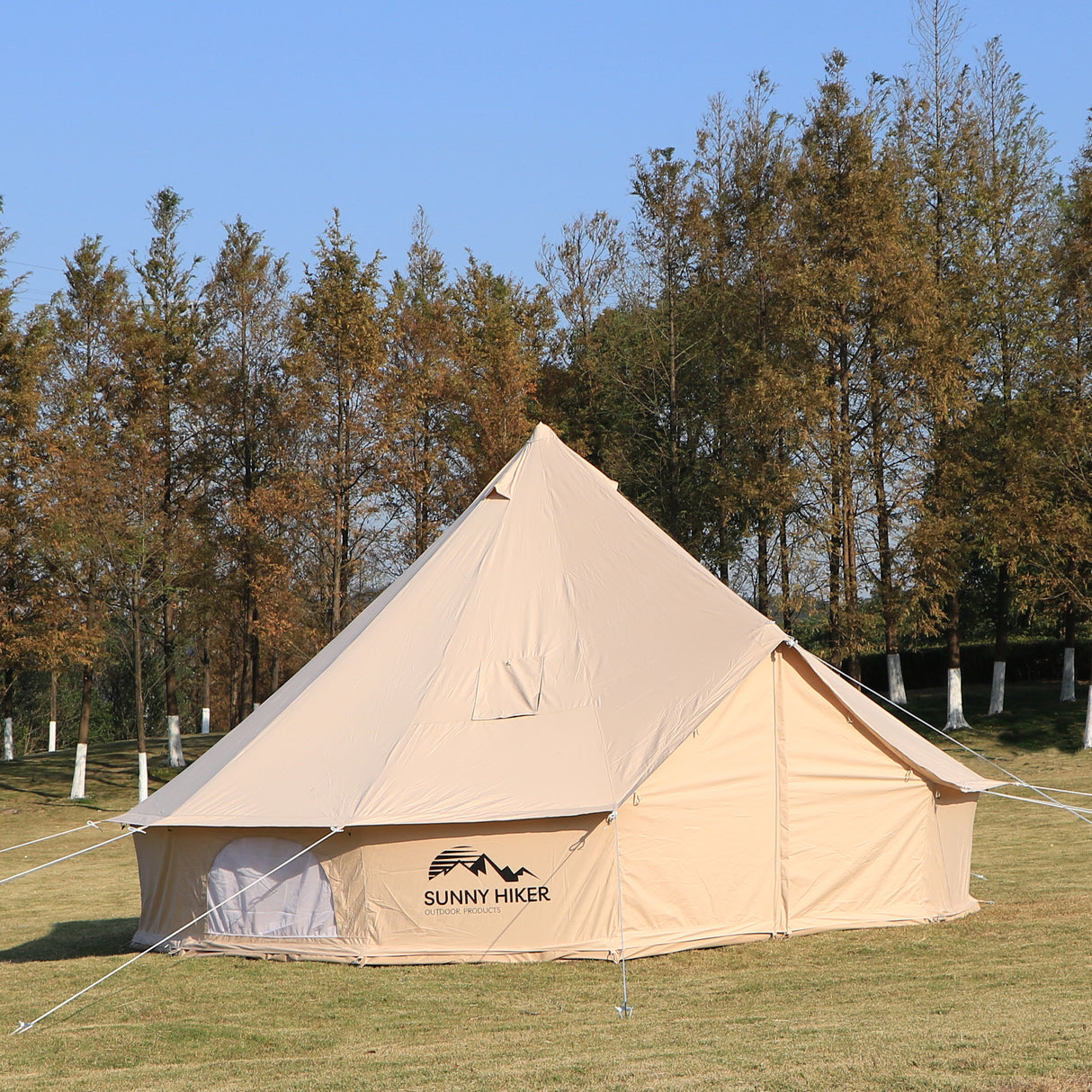 Sunny Hiker - Bomuld Medium 8-personers Klokketelt fra Sunny Hiker - billede nr. 5 hos GrejFreak.dk