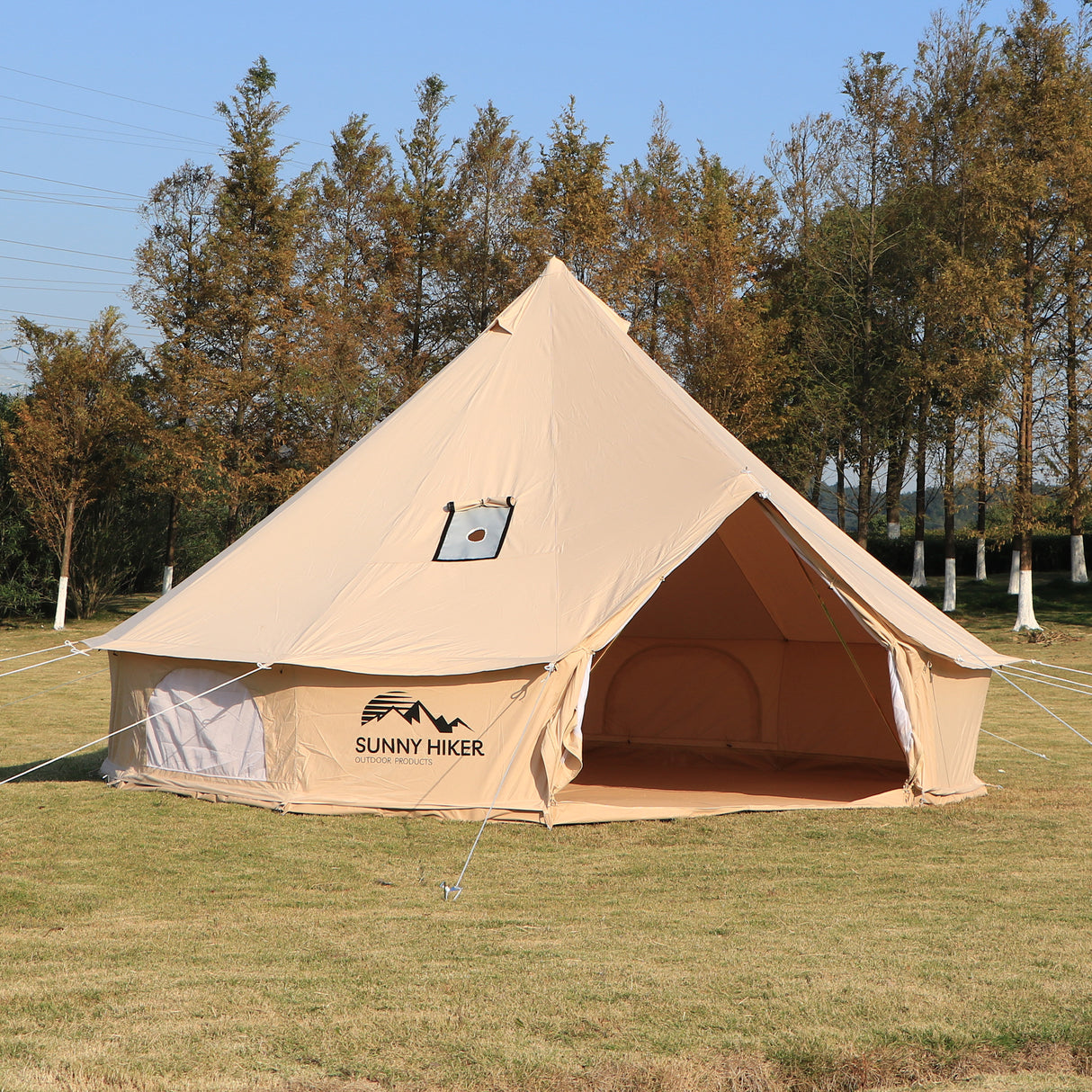 Sunny Hiker - Bomuld Medium 8-personers Klokketelt fra Sunny Hiker - billede nr. 6 hos GrejFreak.dk