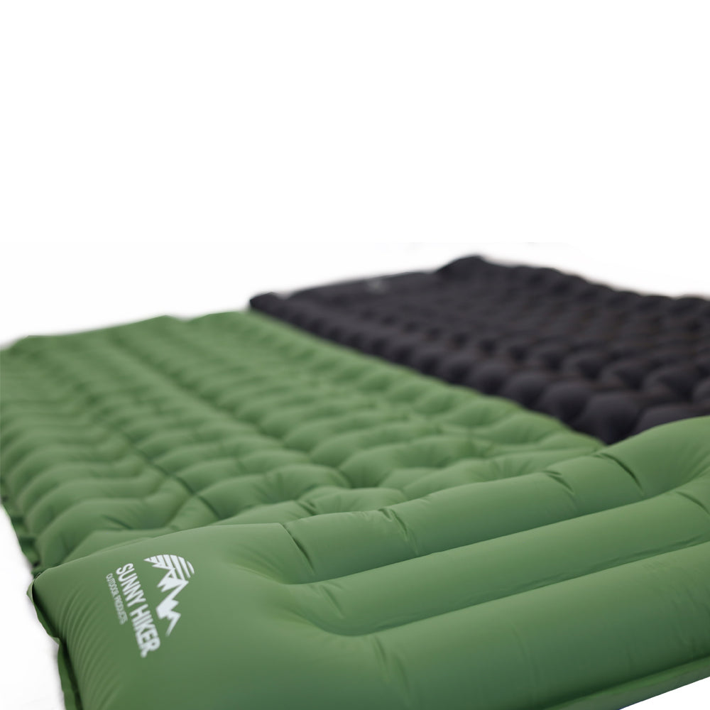 Sunny Hiker - Comfort Liggeunderlag m. Fodpumpe // Grøn fra Sunny Hiker - billede nr. 5 hos GrejFreak.dk