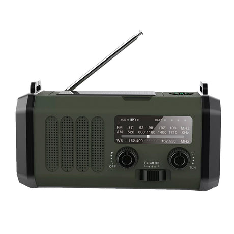 Sunny Hiker - Nødradio m. Powerbank 10.000 mAh // Grøn fra Sunny Hiker - billede nr. 3 hos GrejFreak.dk