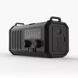 Sunny Hiker - Nødradio m. Powerbank 10.000 mAh // Sort fra Sunny Hiker - billede nr. 1 hos GrejFreak.dk