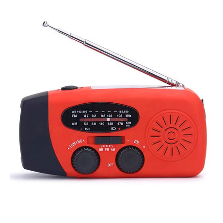 Sunny Hiker - Nødradio m. Powerbank 5.000 mAh // Rød fra Sunny Hiker - billede nr. 3 hos GrejFreak.dk