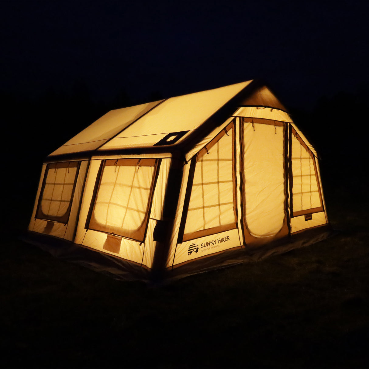 Sunny Hiker - Oppustelig Cabin Bomuld 8-personers Telt fra Sunny Hiker - billede nr. 20 hos GrejFreak.dk