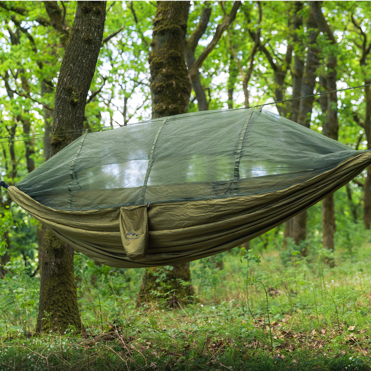 Sunny Hiker - Suspender Dobbelthængekøje m. Myggenet fra Sunny Hiker - billede nr. 4 hos GrejFreak.dk