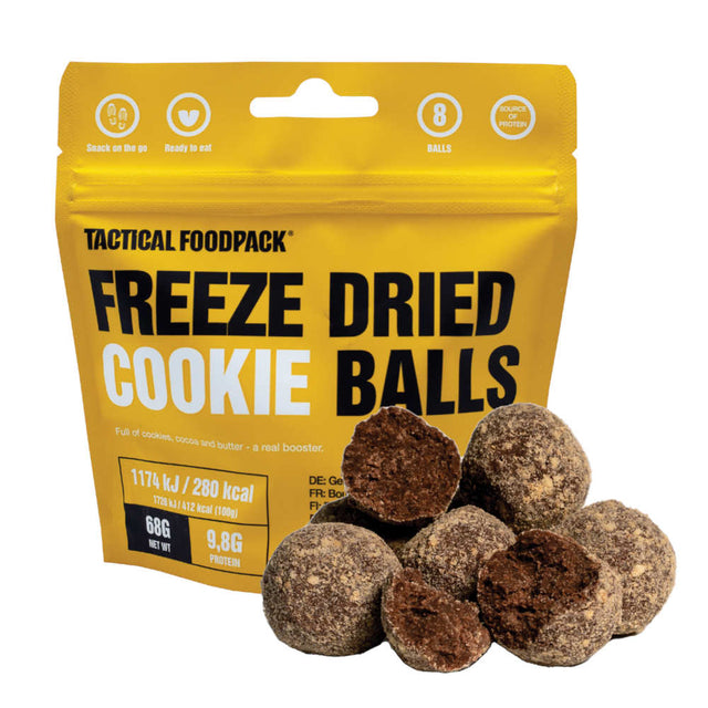 Tactical Foodpack - Frysetørrede Småkagekugler, 280 Kcal fra Tactical Foodpack - billede nr. 1 hos GrejFreak.dk
