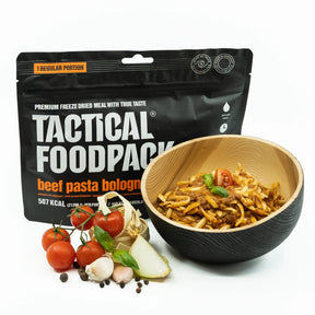 Tactical Foodpack - Oksekøds Pasta Bolognese, 507 Kcal fra Tactical Foodpack - billede nr. 1 hos GrejFreak.dk
