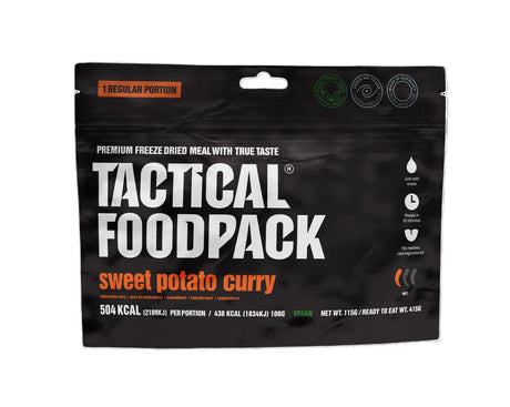 Tactical Foodpack - Sødkartoffel i Karry, 504kcal fra Tactical Foodpack - billede nr. 1 hos GrejFreak.dk