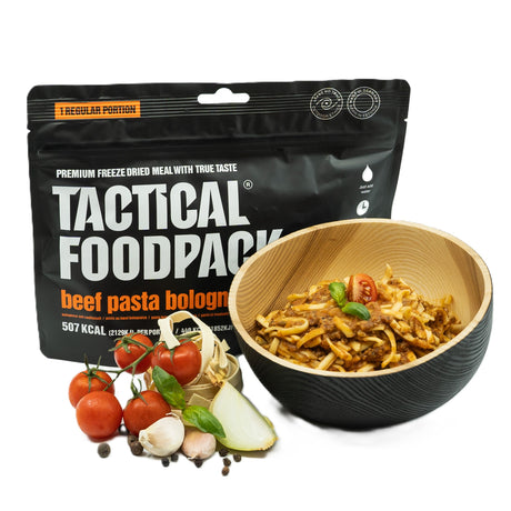 Tactical Foodpack - Spaghetti Bolognese, 507 kcal fra Tactical Foodpack - billede nr. 2 hos GrejFreak.dk