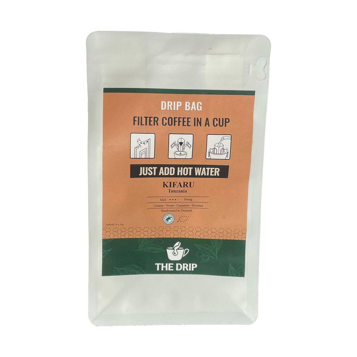 The Drip - Kaffe Drip Bags, Kifaru 4-Pak fra The Drip - billede nr. 1 hos GrejFreak.dk