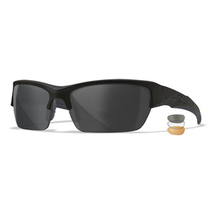 Wiley X - Valor 2.5 Ballistiske Briller // Matte Black - 3 Linser fra Wiley X - billede nr. 1 hos GrejFreak.dk