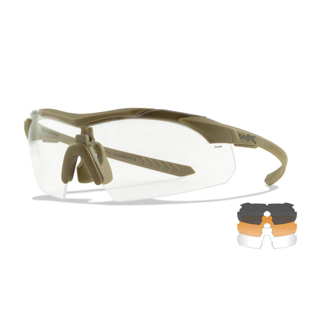Wiley X - VAPOR COMM 2.5 Sandfarvet - 3 linser fra Wiley X - billede nr. 1 hos GrejFreak.dk