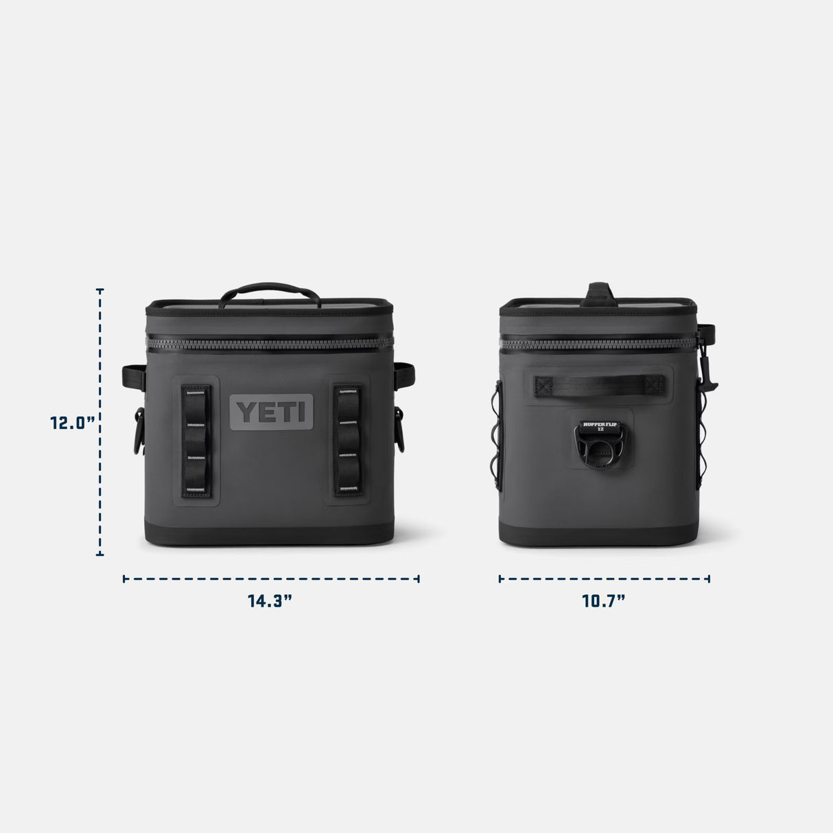 YETI - Hopper Flip Soft Køletaske 12L // Grå fra YETI - billede nr. 8 hos GrejFreak.dk