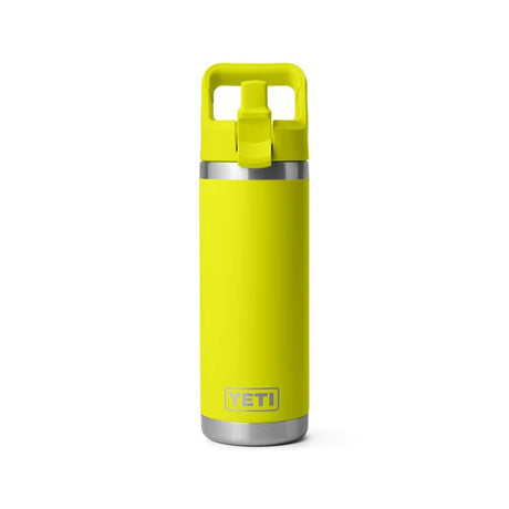 YETI - Rambler Straw Cap Flaske 532 ml // Firefly Yellow fra YETI - billede nr. 1 hos GrejFreak.dk