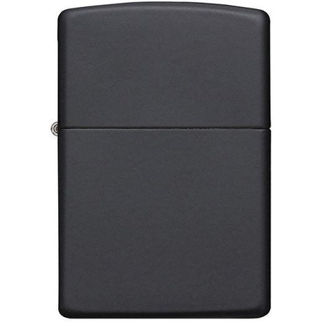 Zippo - Black Matte Lighter m. firmalogo fra Zippo - billede nr. 3 hos GrejFreak.dk