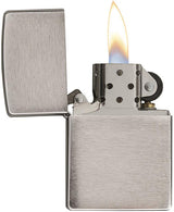 Zippo - Brushed Chrome Lighter fra Zippo - billede nr. 3 hos GrejFreak.dk