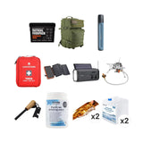 Beredskabstaske - Til 2 Personer inkl. Frysetørret Mad fra GrejFreak - billede nr. 1 hos GrejFreak.dk
