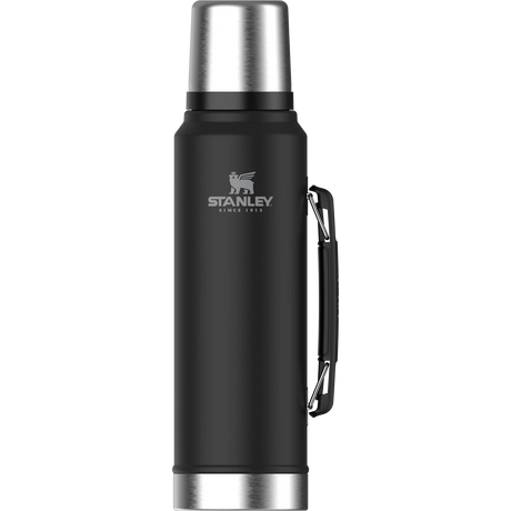 Stanley - Legendary Classic Termoflaske 1.0L // Matte Black fra Stanley - billede nr. 1 hos GrejFreak.dk