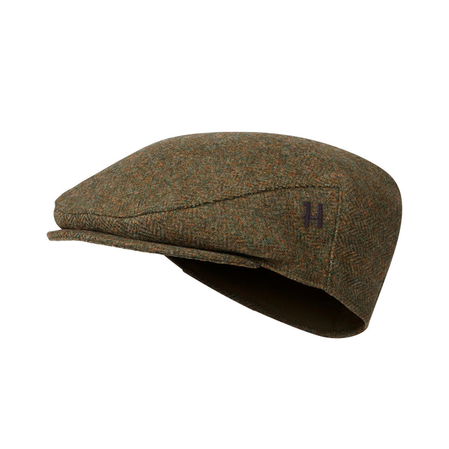 Härkila - Kenmore Cl. Flat Cap // Forest Green/Herringbone fra Härkila - billede nr. 1 hos GrejFreak.dk