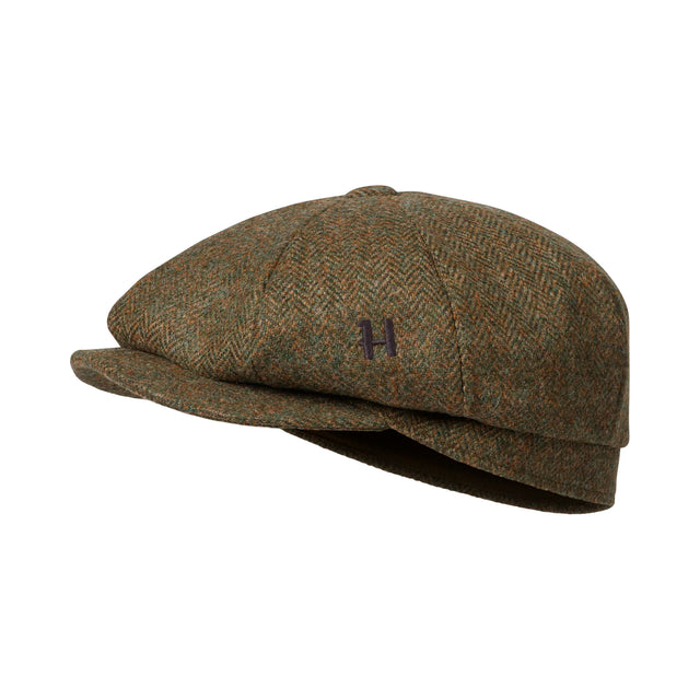 Härkila - Kenmore Cl. Baker Boy Cap // Forest Green/Herringbone fra Härkila - billede nr. 1 hos GrejFreak.dk