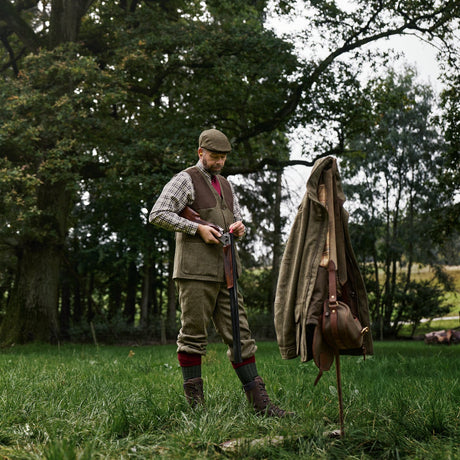 Härkila - Kenmore Skydevest // Forest Green / Herringbone fra Härkila - billede nr. 8 hos GrejFreak.dk