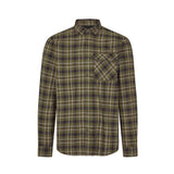 Seeland - Glen Flannel Skjorte // Grape Leaf/Dark Navy Check fra Seeland - billede nr. 1 hos GrejFreak.dk