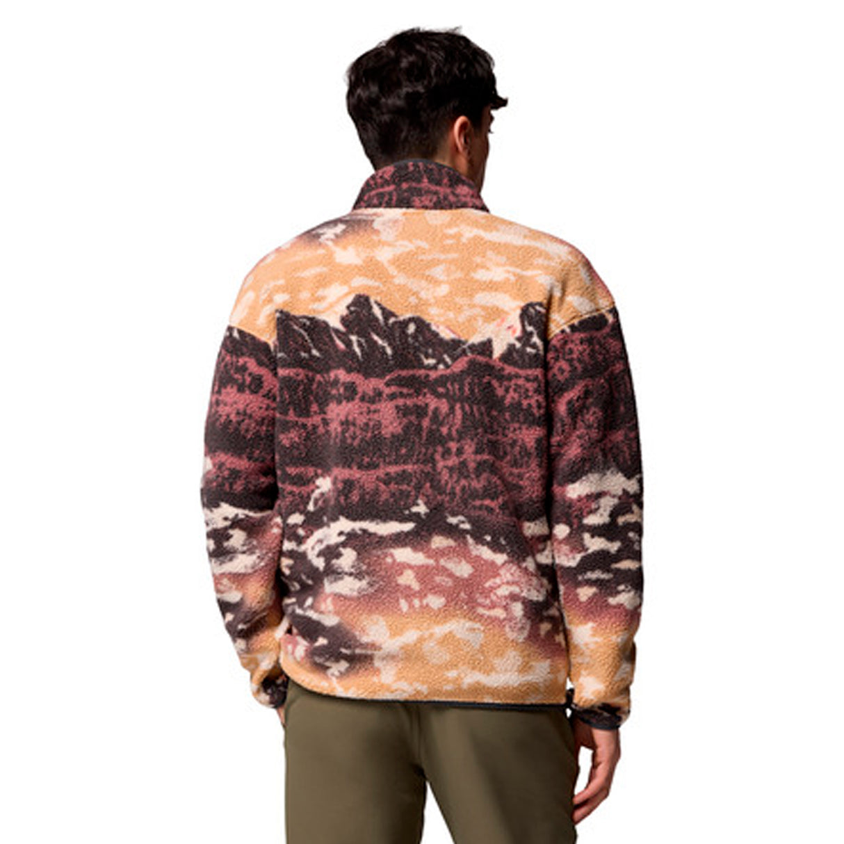 Columbia - Helvetia II Printed Half Snap Fleece Pullover // Camel Brown Sisters fra Columbia - billede nr. 3 hos GrejFreak.dk