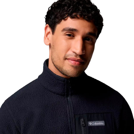 Columbia - Jasper Ridge Pebbled Full Zip Herre fleece // Sort fra Columbia - billede nr. 2 hos GrejFreak.dk