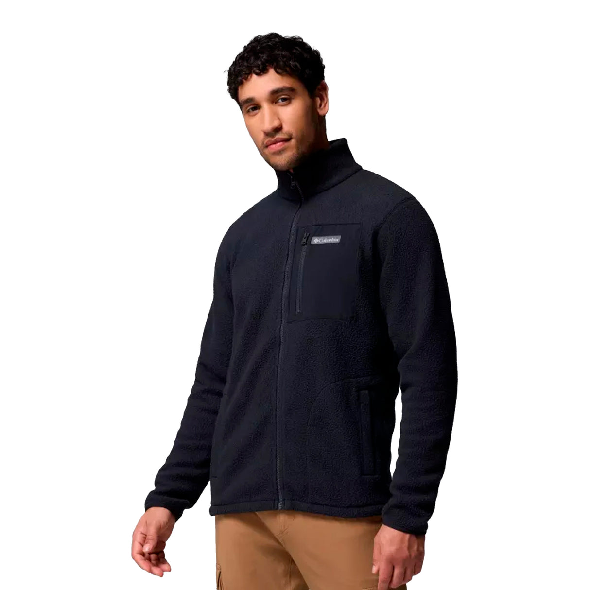 Columbia - Jasper Ridge Pebbled Full Zip Herre fleece // Sort fra Columbia - billede nr. 3 hos GrejFreak.dk