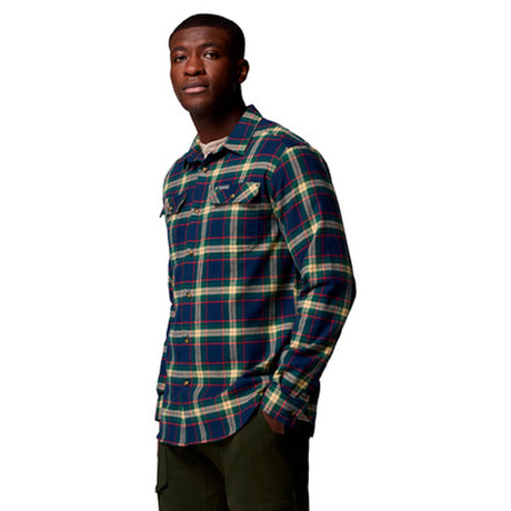 Columbia - Flare Gun Stretch Flannel Langærmet Herre Skjorte // Navy fra Columbia - billede nr. 1 hos GrejFreak.dk