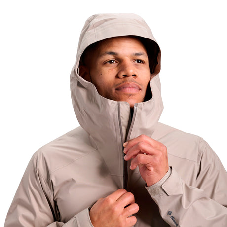 Black Diamond - FINELINE STRETCH Regnjakke // Moonstone fra Black Diamond - billede nr. 8 hos GrejFreak.dk