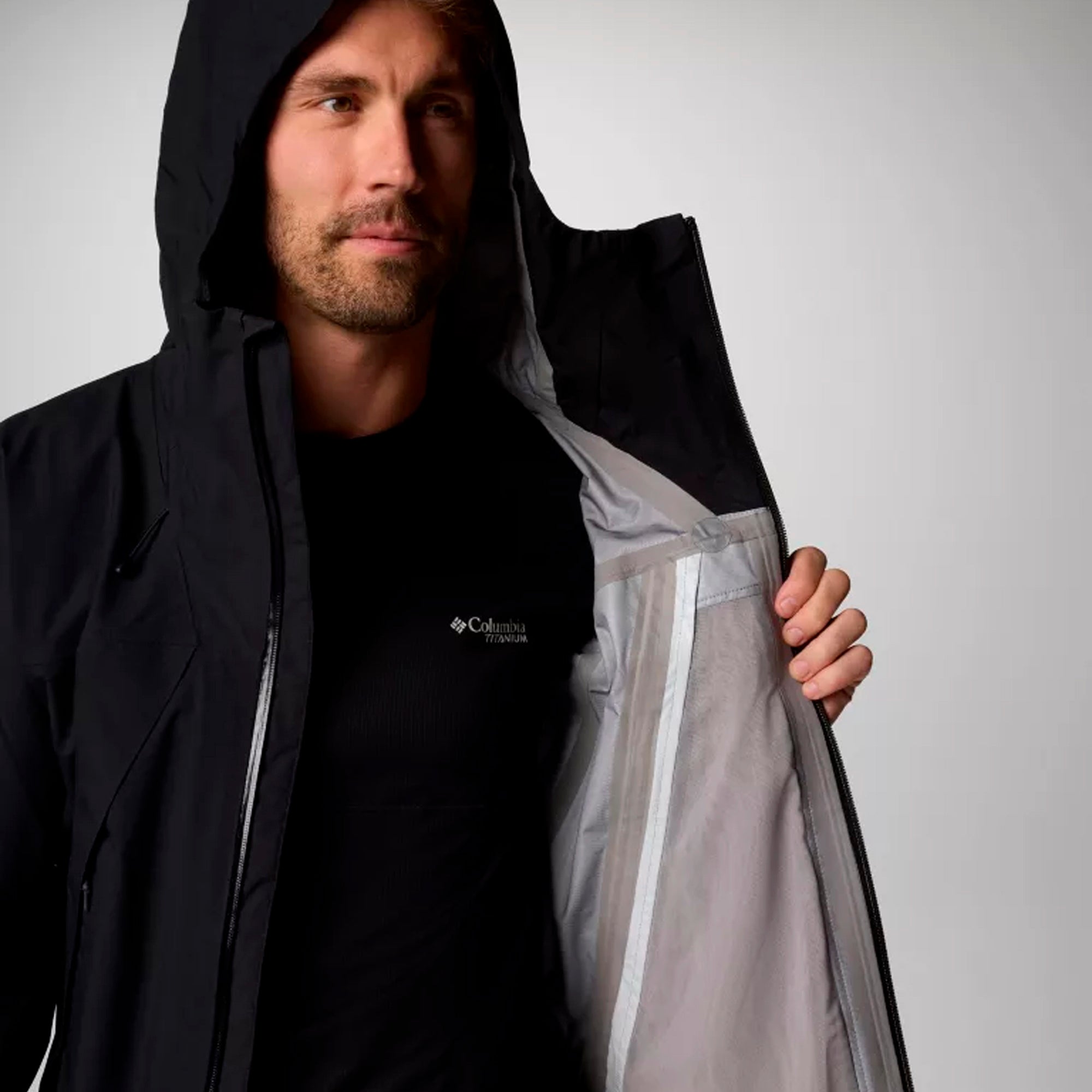 PaleNeØ / SCØRE Columbia - Northwest Explorer 3L Herre Skaljakke // Sort