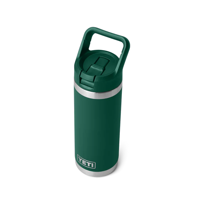 YETI - Rambler Straw Cap Flaske 532 ml // Black Forest Green fra YETI - billede nr. 2 hos GrejFreak.dk