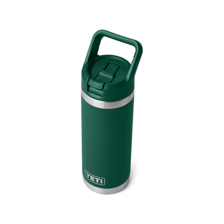YETI - Rambler Straw Cap Flaske 532 ml // Black Forest Green fra YETI - billede nr. 2 hos GrejFreak.dk