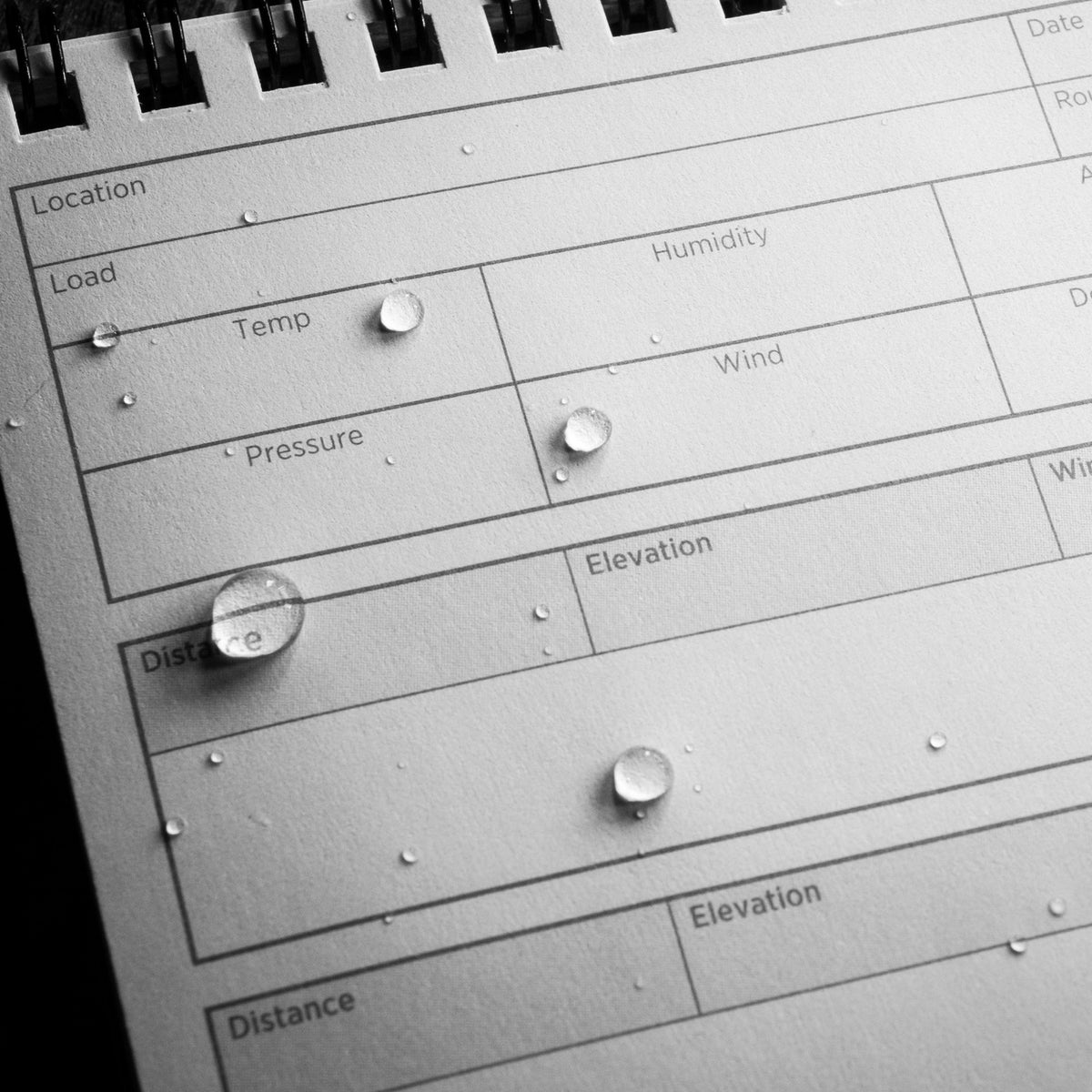 Rite in the Rain - DOPE Logbook 10 x 15 cm // Sort fra Rite in the Rain - billede nr. 4 hos GrejFreak.dk