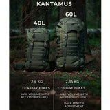 Savotta - Kantamus 60L Rygsæk // Grøn fra Savotta - billede nr. 13 hos GrejFreak.dk