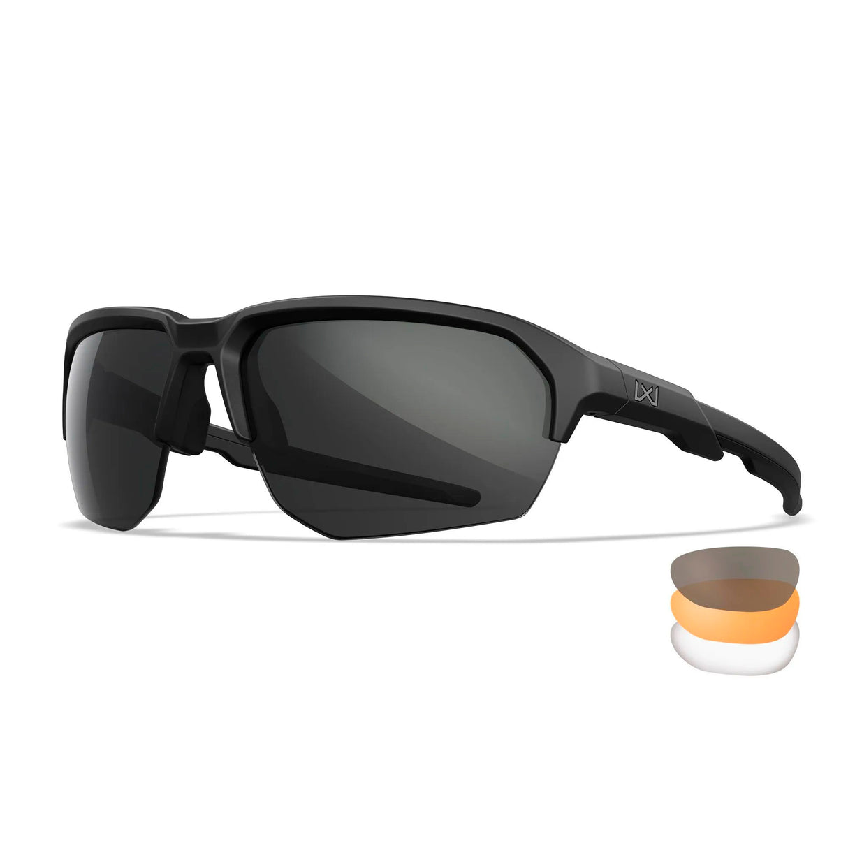 Wiley X - WX JAKL Ballistiske Briller - 3 Linser // Sort fra Wiley X - billede nr. 1 hos GrejFreak.dk