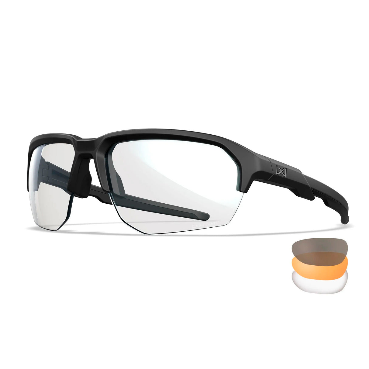 Wiley X - WX JAKL Ballistiske Briller - 3 Linser // Sort fra Wiley X - billede nr. 3 hos GrejFreak.dk