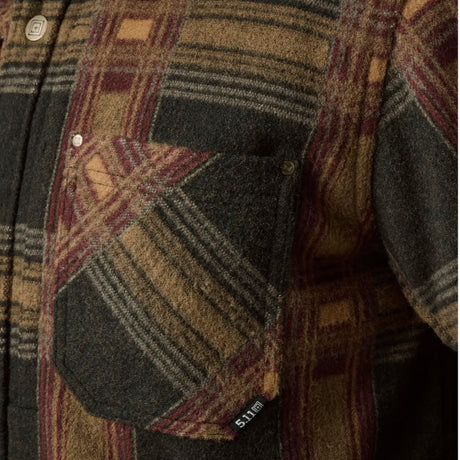 5.11 - Frontier Shirt Jakke // Black Plaid fra 5.11 - billede nr. 3 hos GrejFreak.dk