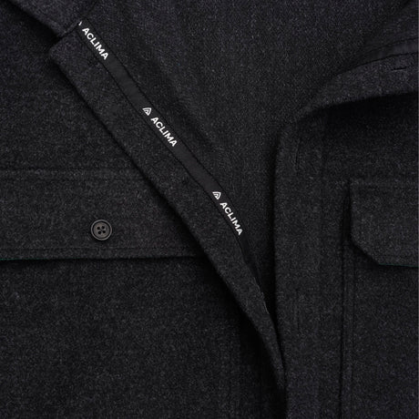 Aclima - Reborn Lumber Jakke Herre // Dark Grey Melange fra Aclima - billede nr. 11 hos GrejFreak.dk