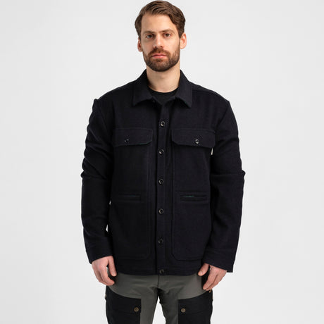 Aclima - Reborn Lumber Jakke Herre // Dark Grey Melange fra Aclima - billede nr. 6 hos GrejFreak.dk