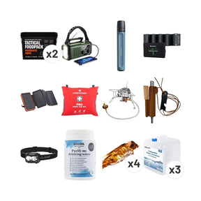 Beredskabspakke - Til Hele Familien inkl. Frysetørret Mad fra GrejFreak - billede nr. 1 hos GrejFreak.dk