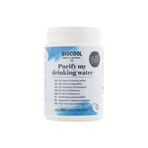 BioCool - CleanWater Purify Vandrensningstabletter (250 stk) fra GrejFreak.dk - billede nr. 1 hos GrejFreak.dk