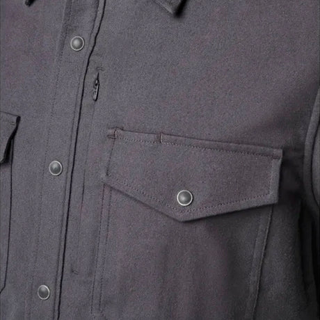 5.11 - Austin Flannel Solid Skjorte // Volcanic fra 5.11 - billede nr. 5 hos GrejFreak.dk