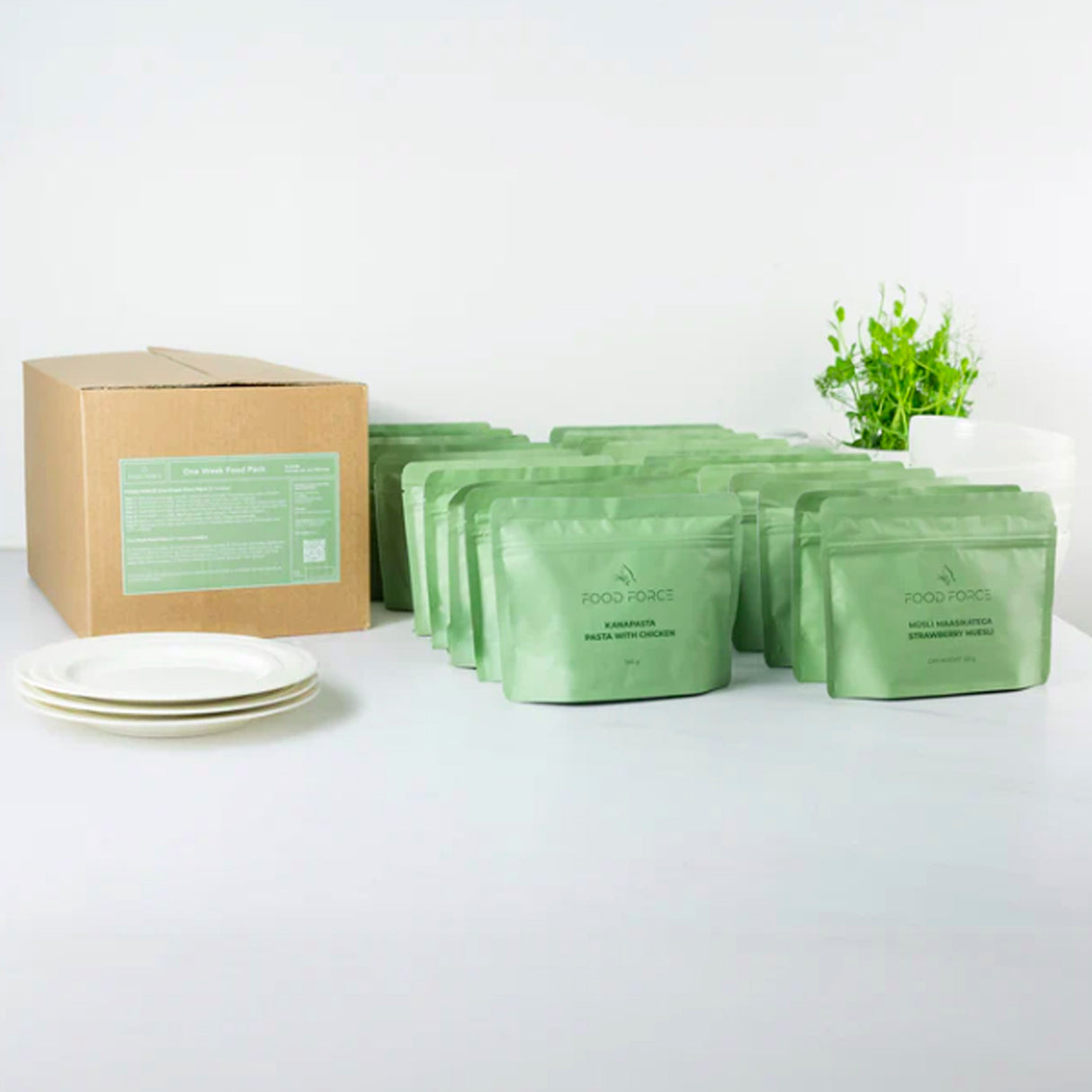 Food Force - One Week Food Pack 21 Måltider (11.426 Kcal) fra Food Force - billede nr. 1 hos GrejFreak.dk