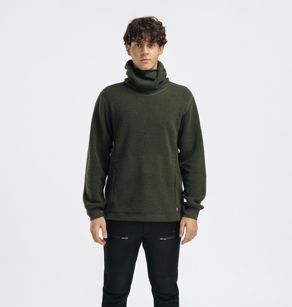 Aclima - ReBorn Terry 400g Unisex Pullover // Olive Melange fra Aclima - billede nr. 15 hos GrejFreak.dk