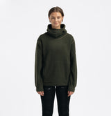 Aclima - ReBorn Terry 400g Unisex Pullover // Olive Melange fra Aclima - billede nr. 6 hos GrejFreak.dk