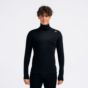 Aclima - WarmWool Herre Roll Neck // Sort fra Aclima - billede nr. 1 hos GrejFreak.dk