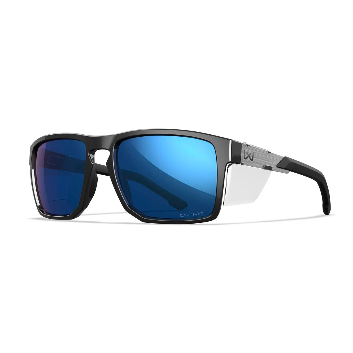 Wiley X - APEX Captivate // Pol Blue Mirror - Gloss Black Frame fra Wiley X - billede nr. 5 hos GrejFreak.dk