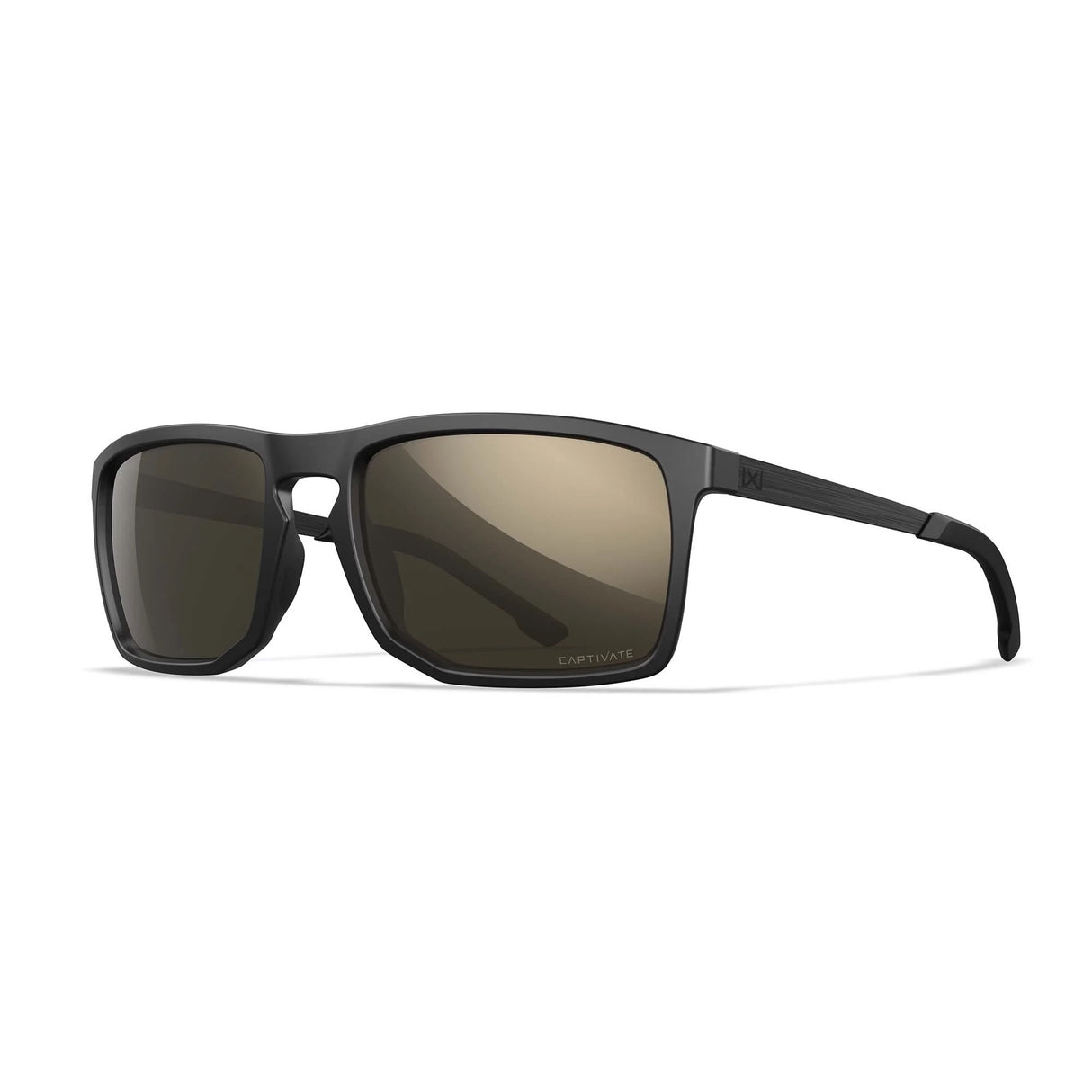 Wiley X - AXE Captivate Solbriller // Pol Tungsten Mirror - Matte Black Frame fra Wiley X - billede nr. 1 hos GrejFreak.dk