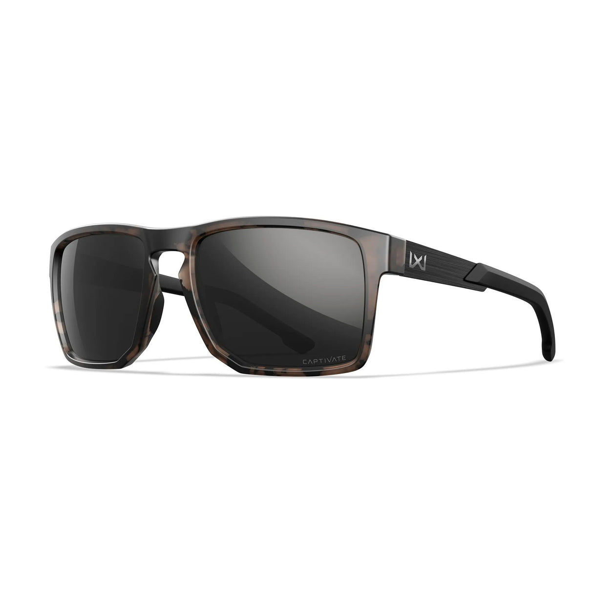 Wiley X - APEX Captivate // Pol Black Mirror - Matte Tortoise Brown Frame fra Wiley X - billede nr. 1 hos GrejFreak.dk